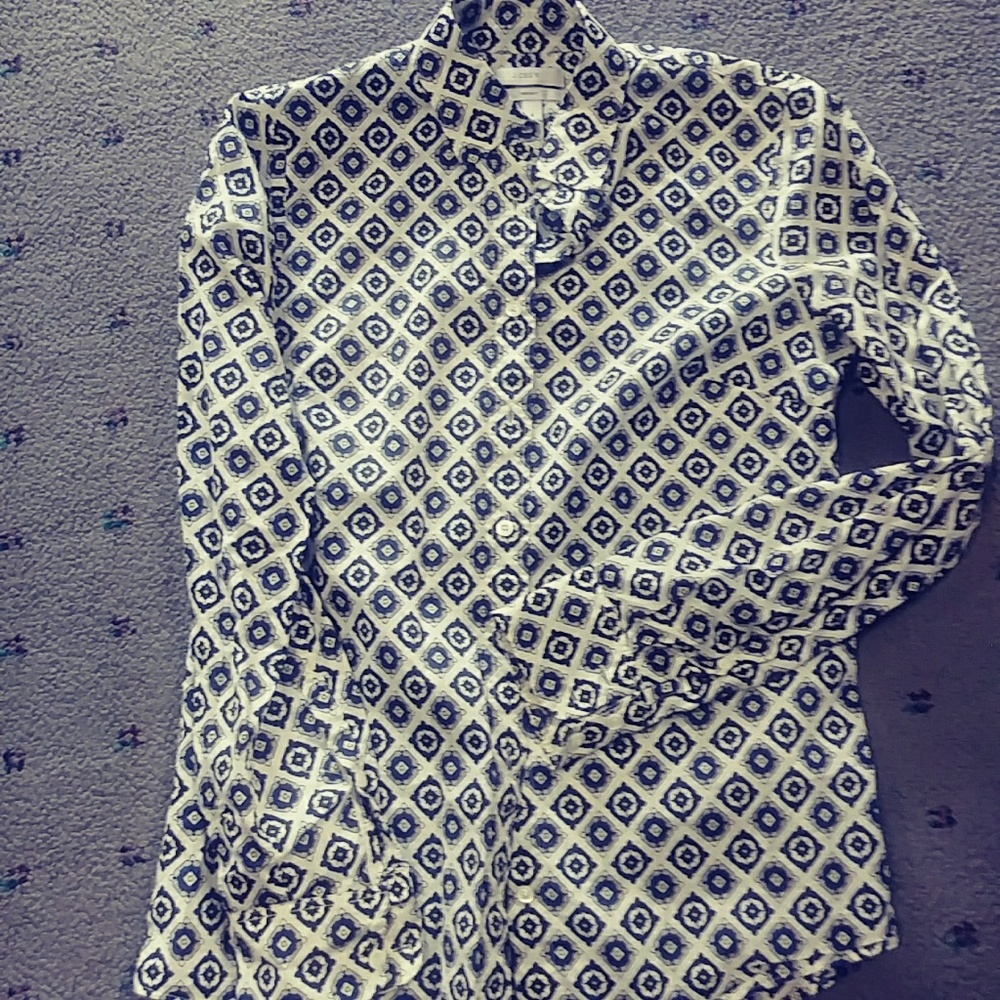 J.CREW BUTTON UP TOP SIZE SMALL